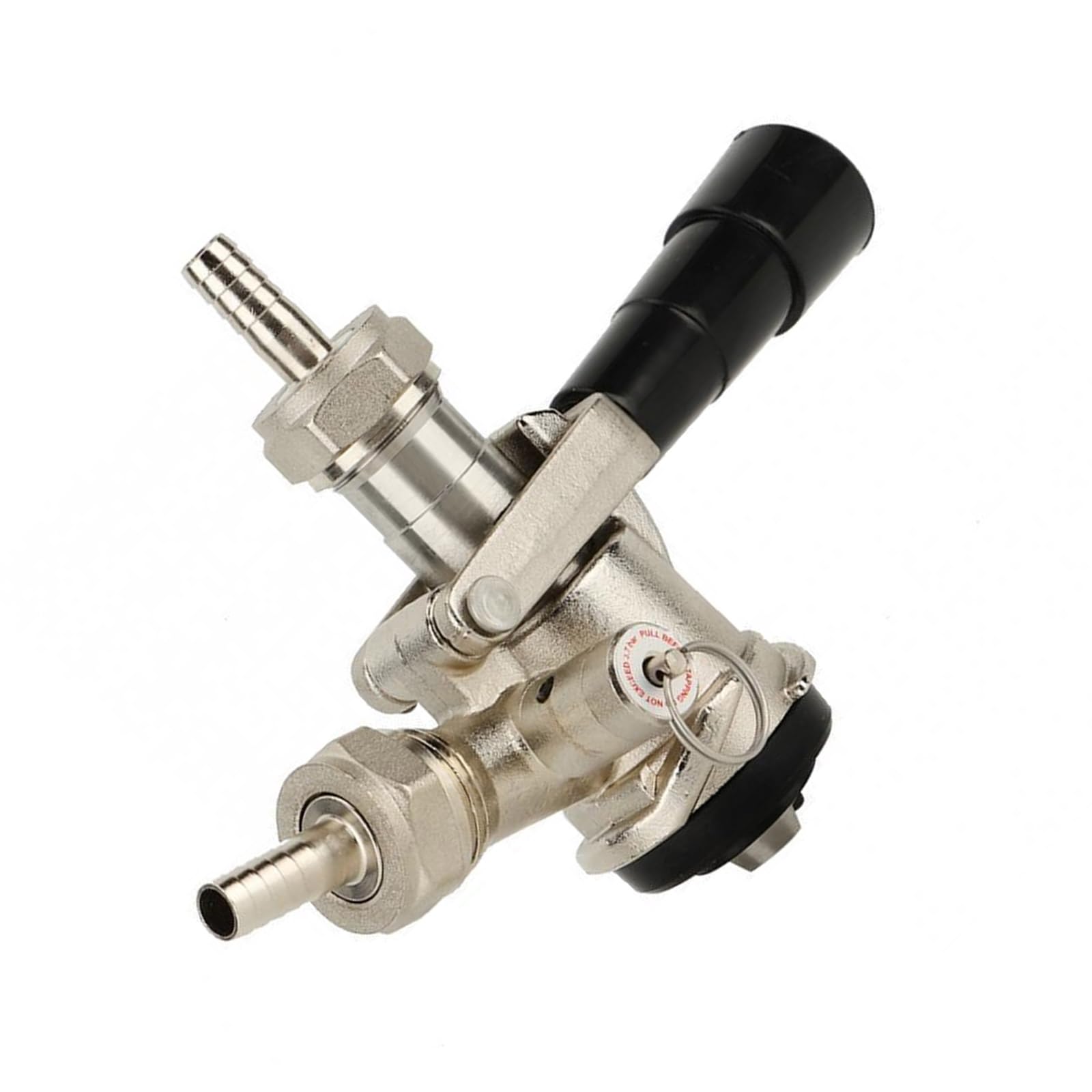 Tsophreniq Kegs Couplers Draft Dispensing Head Kegs Tap Dispenser Kegerator Tap Barbs Connectors Stainless Steel Texture Homebrew Accessories