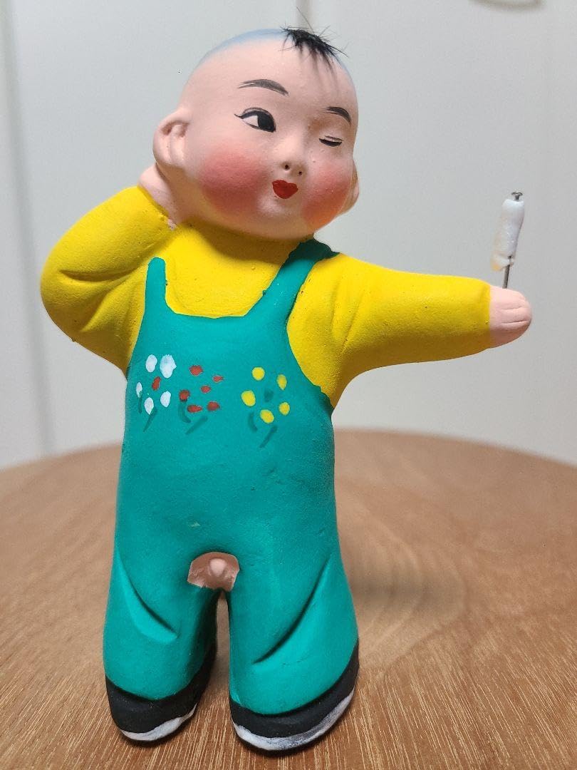 中国　骨董品　人形　泥人形　珍品　ミニチュア アンティーク 中国骨董 民芸品 江蘇省無錫恵山 泥人形 置物