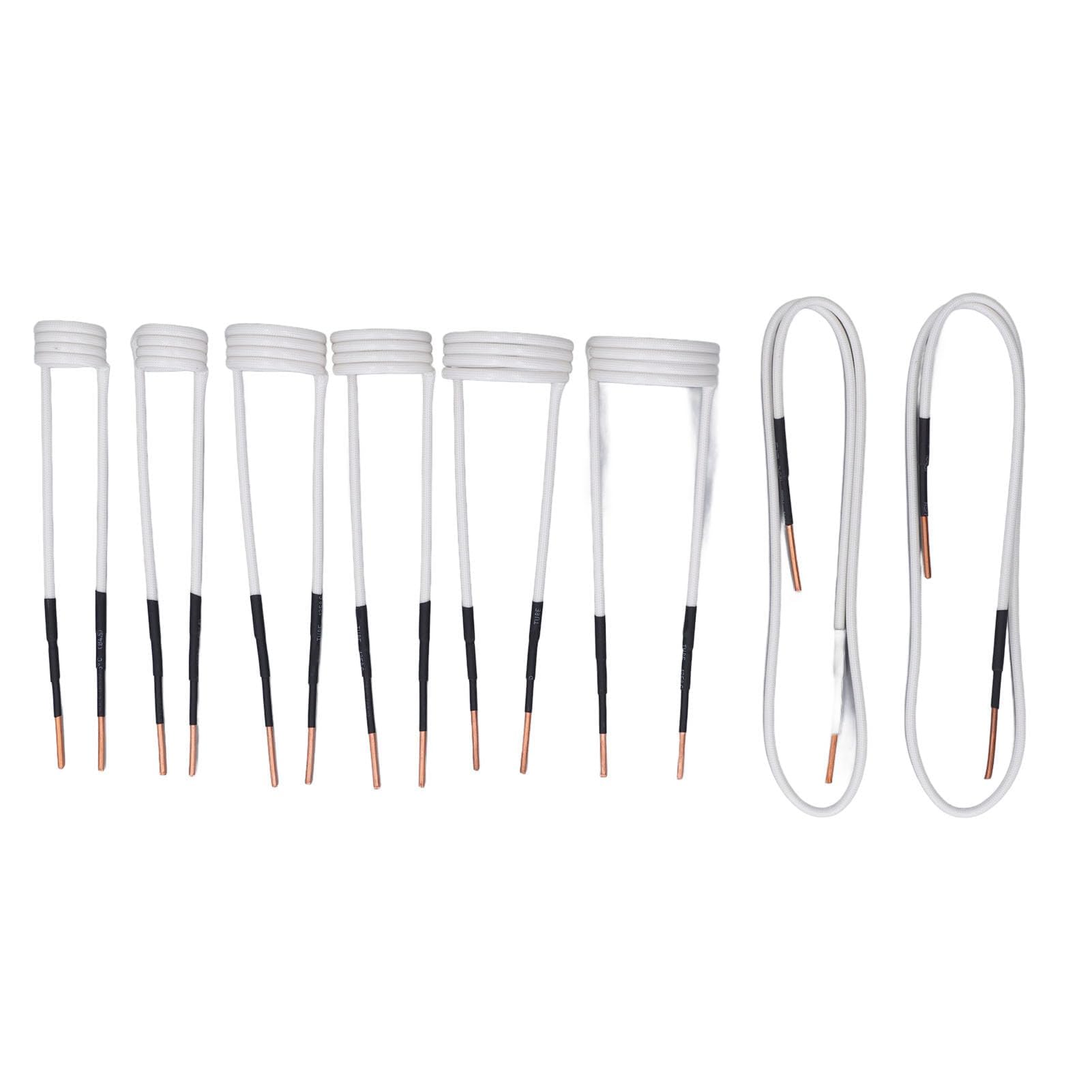 Induktionsheizspulen-Set, Induktionsheizspule, 8-teiliges Heizzubehör für Schrauben, 4 Muttern-Set, Kit-Kombination, 8-teiliges Set, Seitenschneider