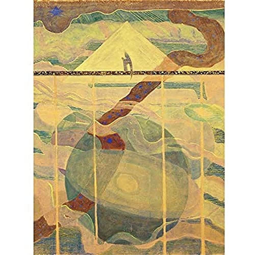 Ciurlionis Sonata Stars Andante Abstract Painting Art Print Canvas Premium Wall Decor Poster Mural