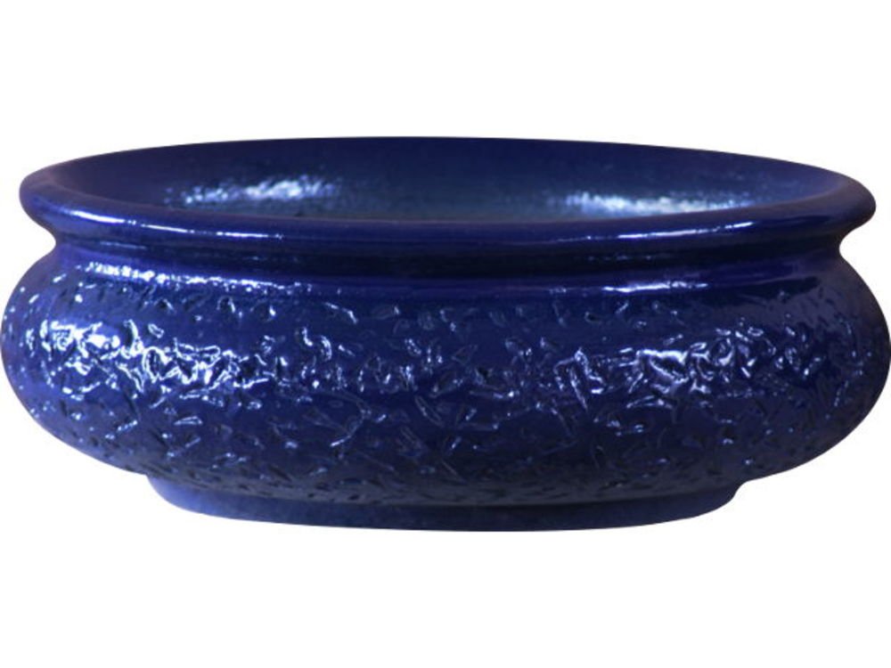 Pot à bonsaï bleu Watzmann pour sublimer votre jardin japonais extérieur