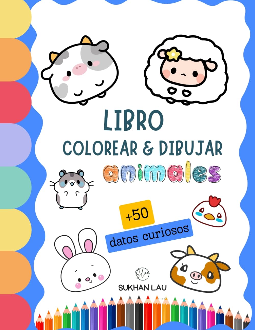 Libro para Colorear y Dibujar de Animales: +50 datos curiosos