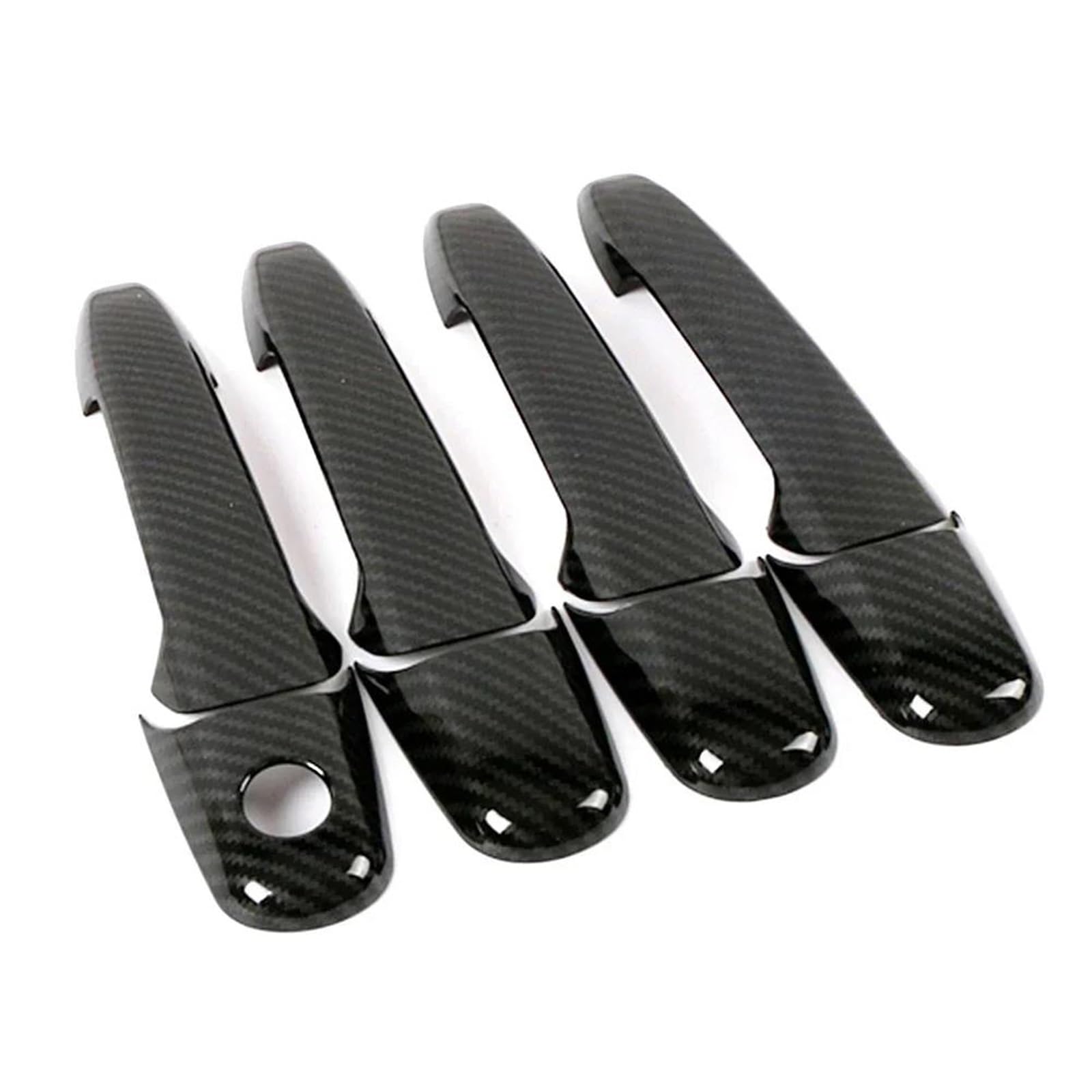 YUEYZHK Handle Trim Car Exterior Side Door Handle Cover Trim Moulding for Mazda CX7 2006-2012