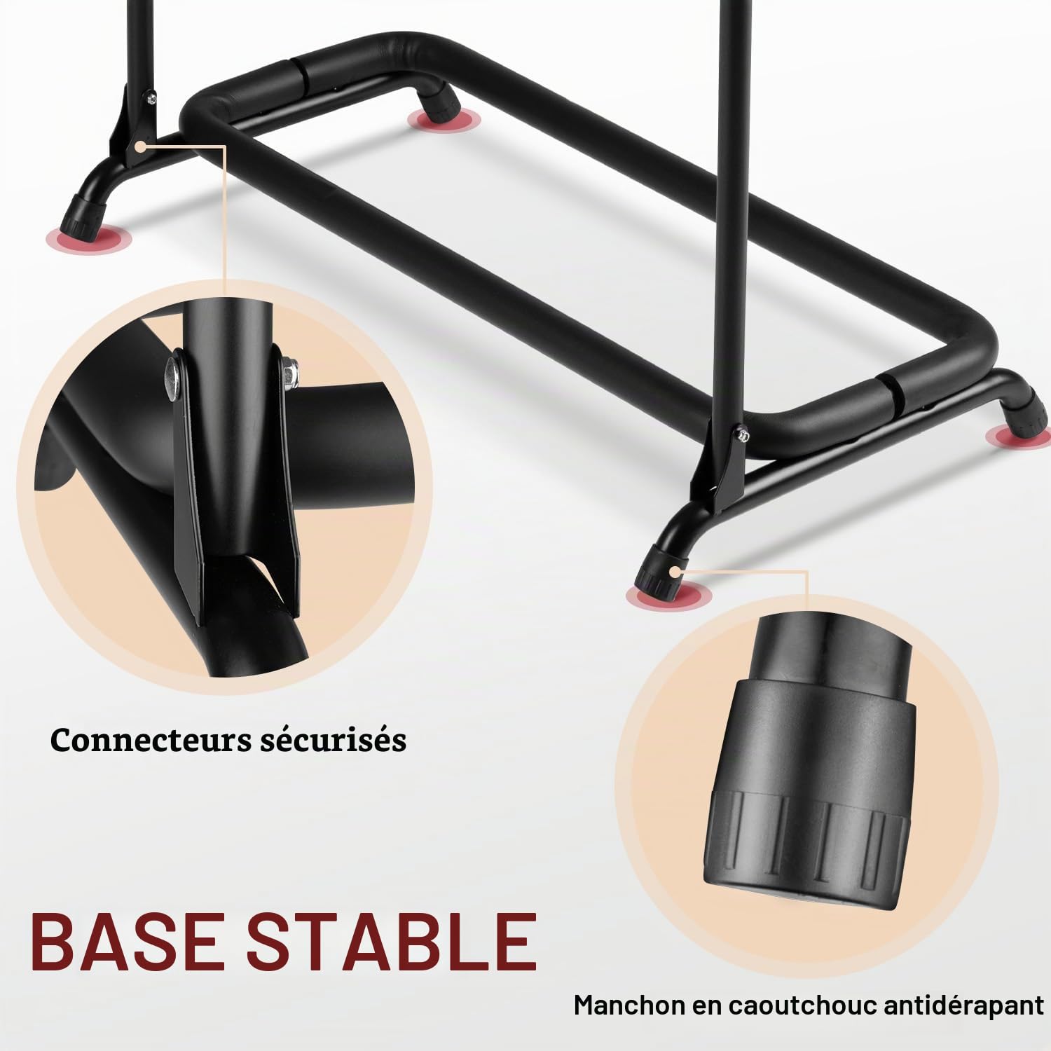CAHAYA Support de guitare Présentoir multiple pour guitares Support de guitare acoustique pliable pour 5 guitares, modèle CY0345