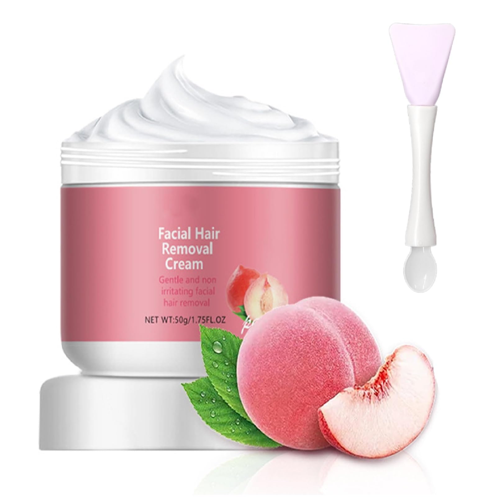 Crema depilatoria facial Hairerase, crema depilatoria facial Hair Erase, cremas Hairerase, fórmula suave, para mujeres con piel sensible, para mujeres y hombres (1pcs)