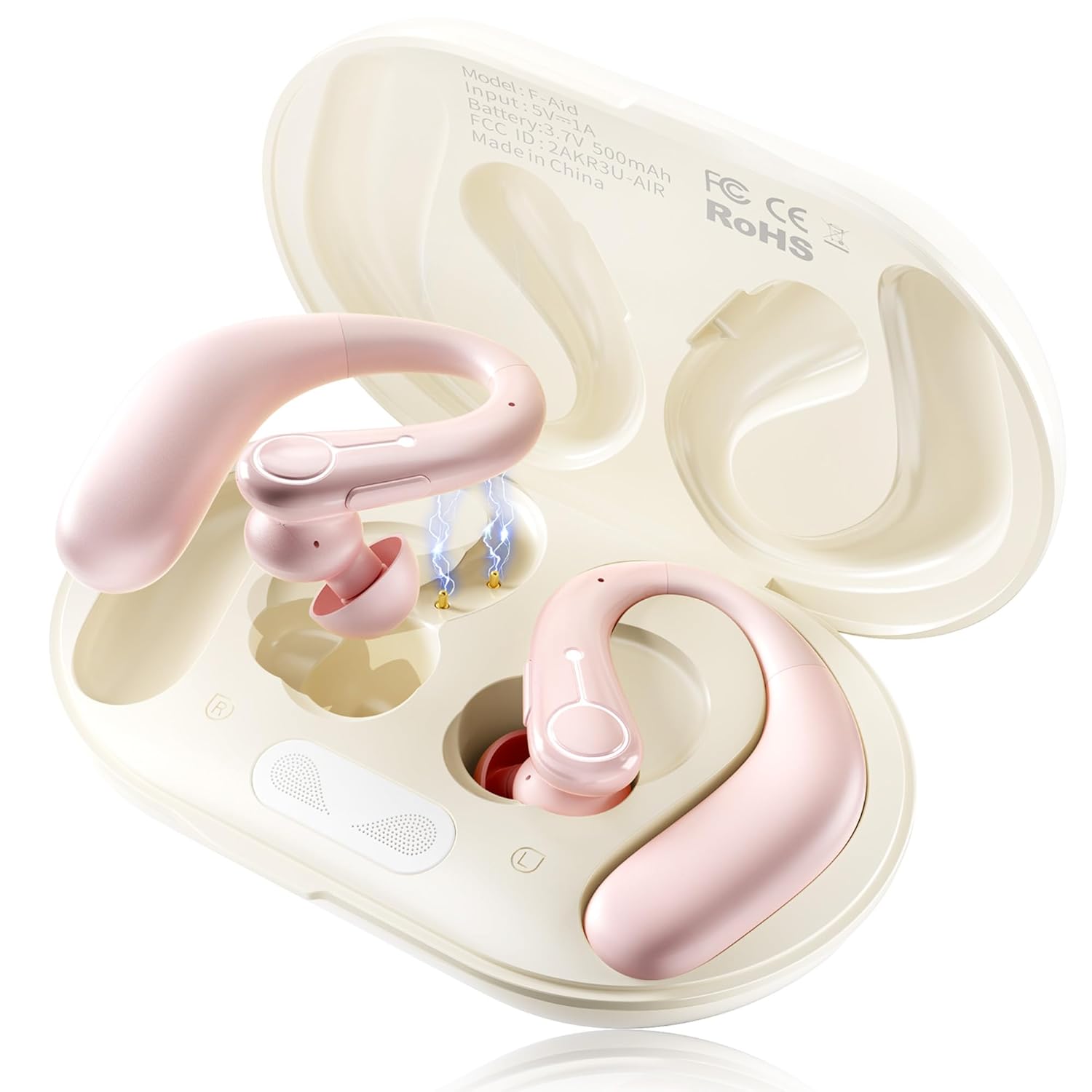 Hearing Aids with Noise Reduction, Rechargeable, Bluetooth & App
