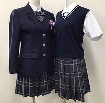 矢板中央長袖 中古】栃木県 矢板中央高等学校 女子制服 4点 (ニット・シャツ