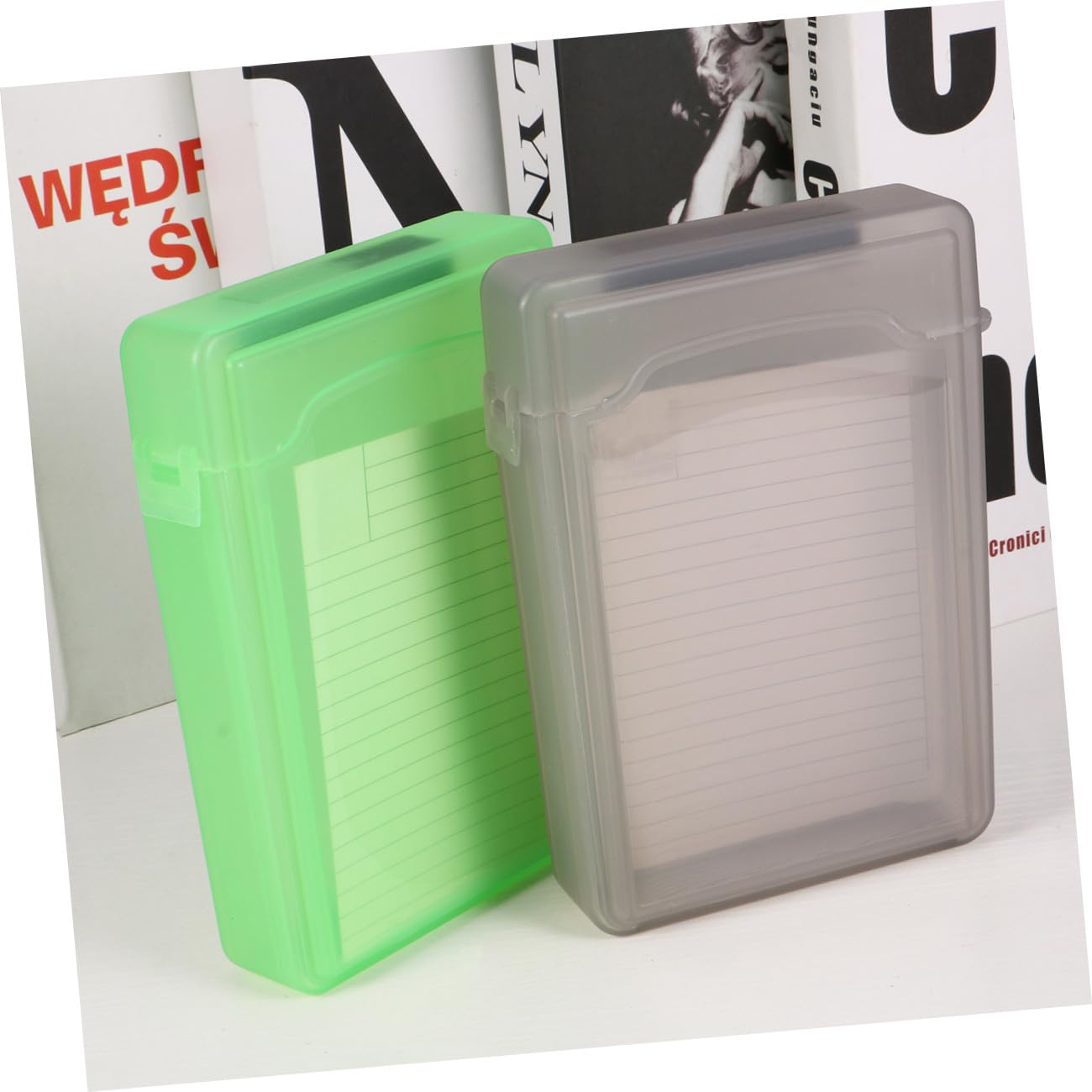 5 Pezzi Custodia Hard Disk Protettiva Colori Misti con Chiusura Sicura e Resistente Agli Urti Organizer Accessori Digitali