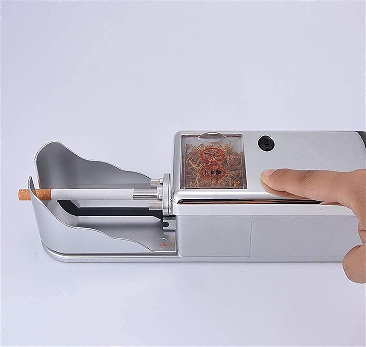 Electric Cigarette Metal Electric Cigarette Making Machine Cigarette Filling Machine with Cigarette Grinding Machine Fully Automatic Cigarette Pulling Machine，