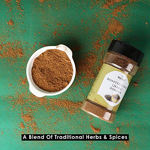 Image of Malikaz' The Royale Taste Roasted Cumin (Jeera) Powder Jar, 90 g | Warm | 100% Natural | No Additives | Easy to Provide a Balance Flavour Profile to All Your Dishes | (Pack of 3)
