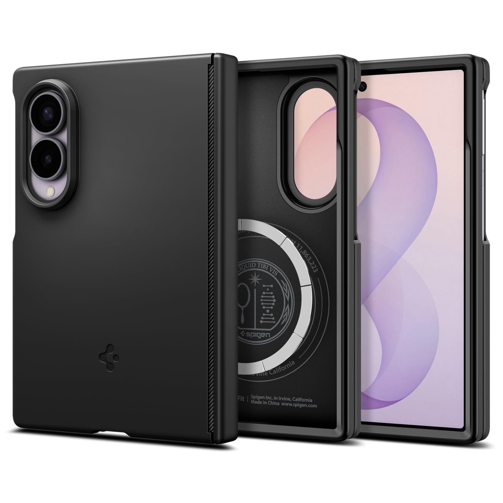 Spigen Air Fit Pro MagFit Hülle für Samsung Galaxy Z Fold 8 -Schwarz
