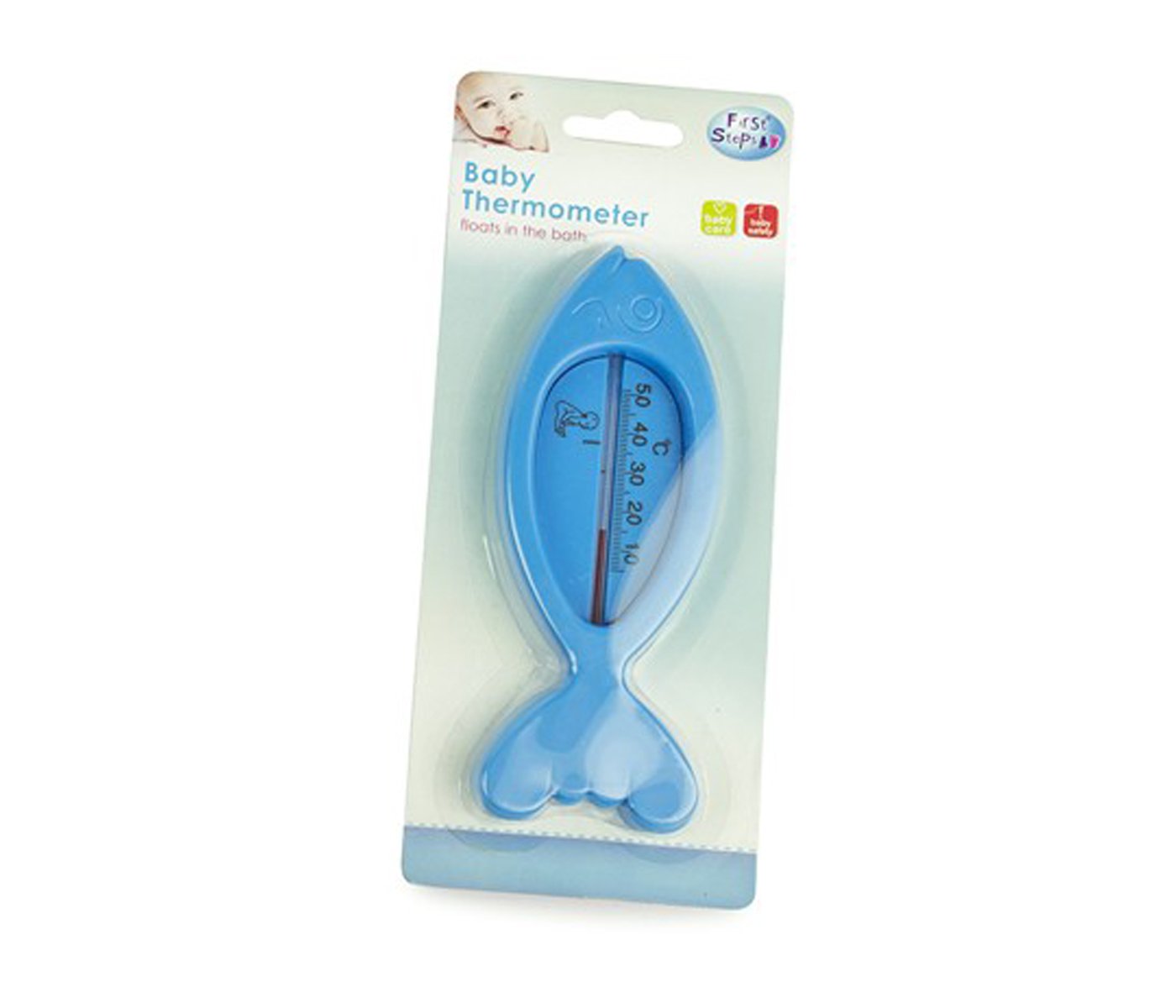 Funky Fish Thermomètre de bain pour bain de bébé
