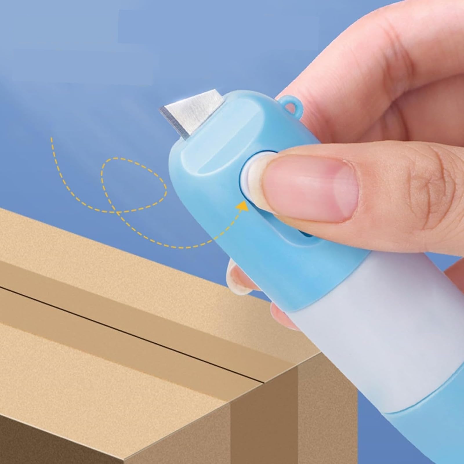 Effaceur d'étiquettes paquet, fluide de correction de papier thermique avec ouvre-paquet, dispositif de protection de la vie privée personnelle de 6 pièces, dispositif anti-fuite 2 en 1 anti-fuite