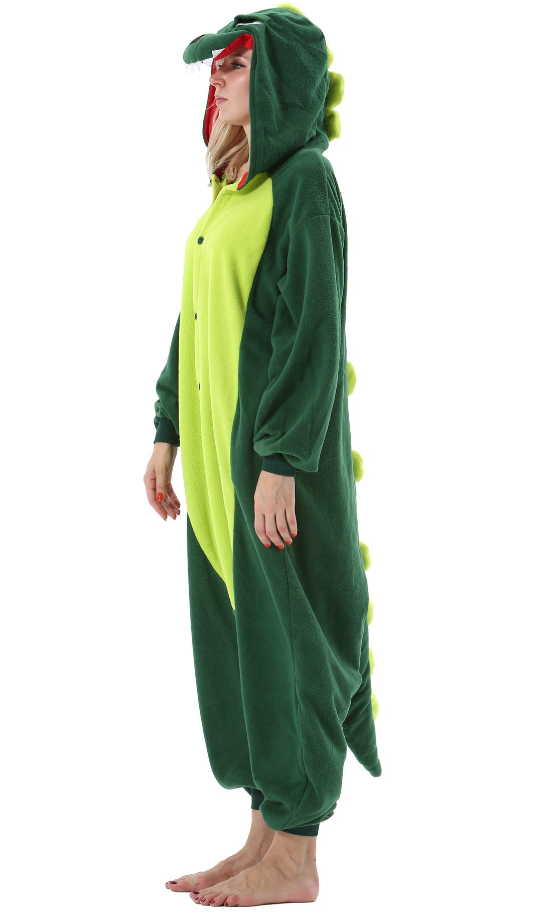 Mujer Hombre Pijama Animal Entero Unisex para Adultos con Capucha Cosplay Pyjamas Ropa de Dormir Traje de Disfraz para Festival de Carnaval Halloween Navidad para Altura 148-187cm