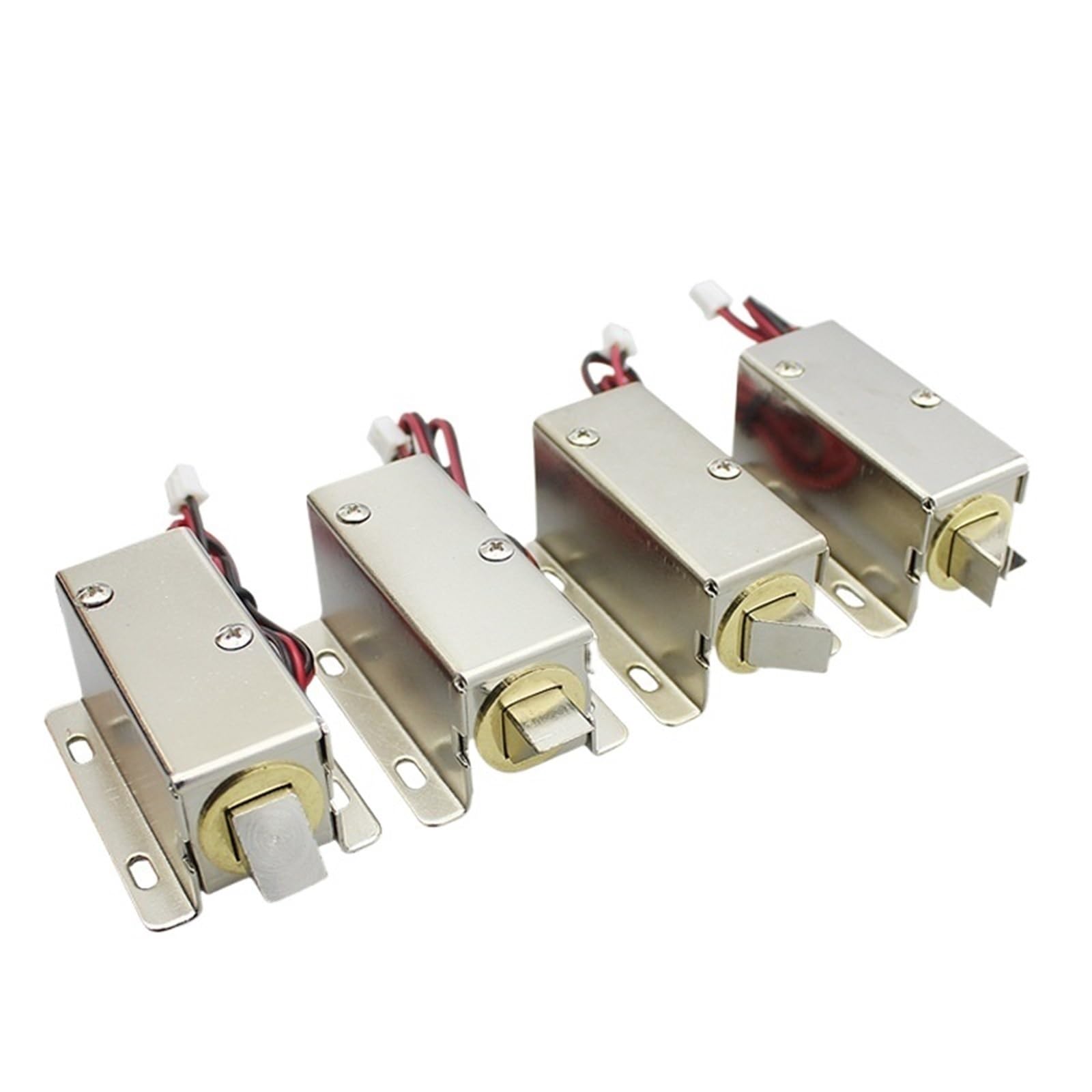 LY-03 zamek elektromagnetyczny mały elektryczny zamek sterujący DC12V ukośny język zamek elektroniczny zamek do szuflady ekspresowy zamek do szafki zamek do szafki (rozmiar: DC24V z zamkiem)