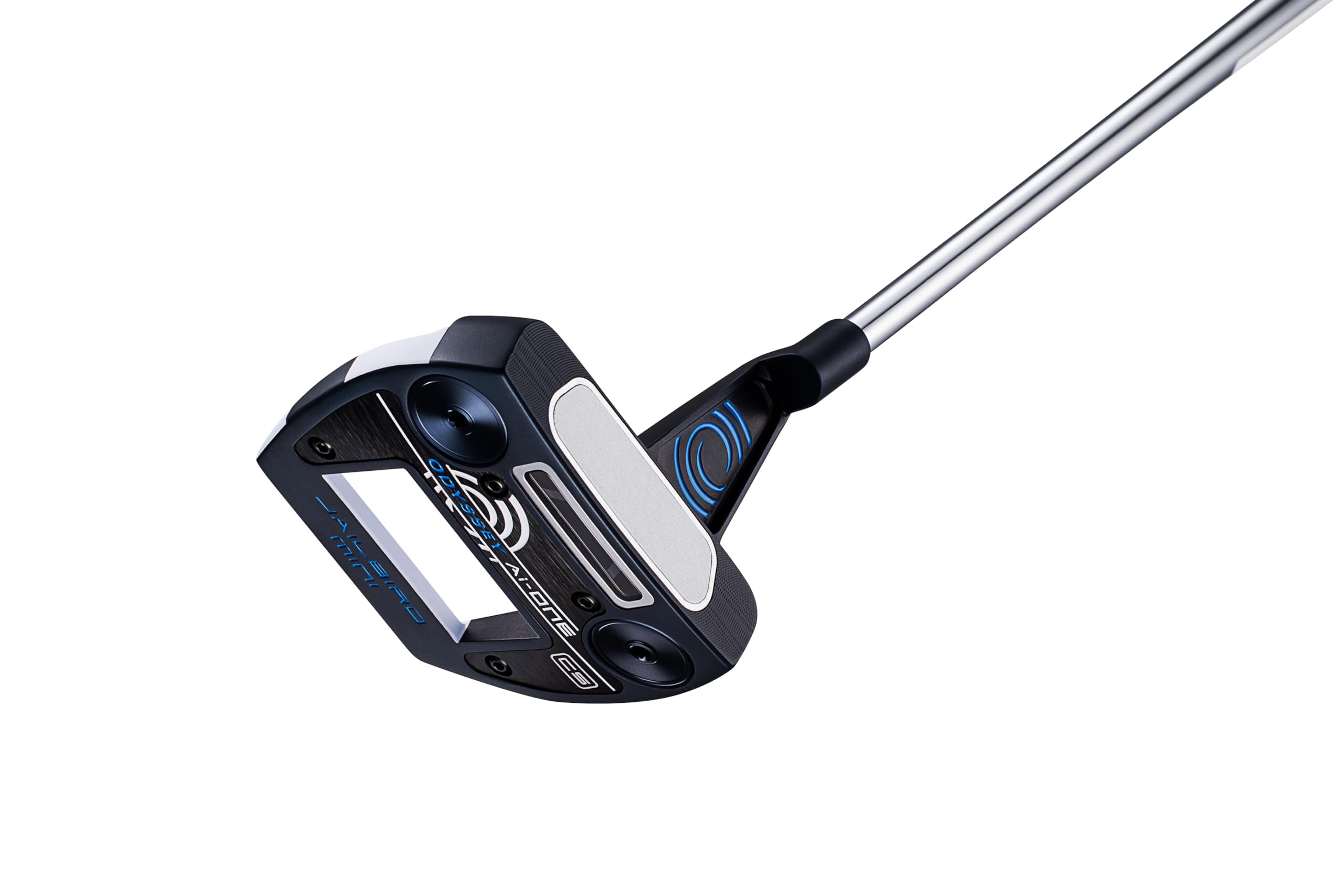 Odyssey Ai-One Tri-Beam Jailbird Mini Putter, Center Shaft (Mallet