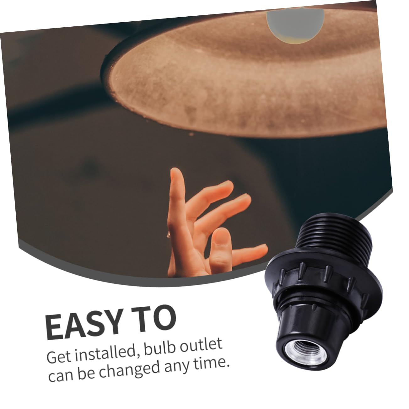 DOITOOL 3 Set Di Portalampada E14 Portalampada Autobloccante Per Lampadine E14 6 Pezzi*3