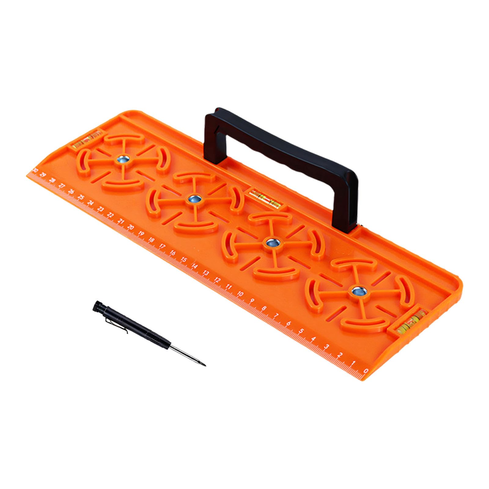 Aqvjd Or Sturdy Abs Drilling Guide With Easy Grip Handle And Clear Positioning Marks F Installers Multi Size Hole Hit Guide