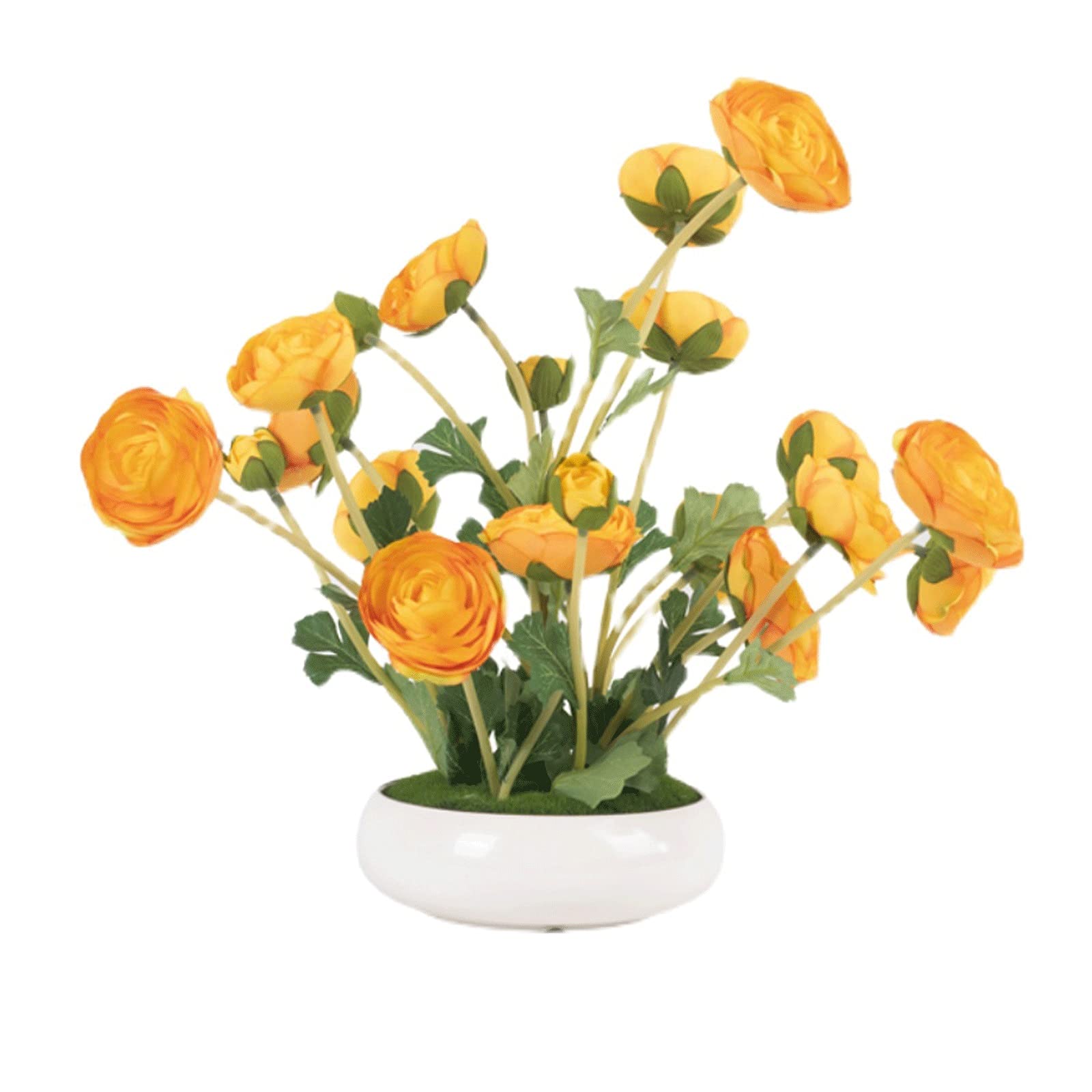 MYUYEE Artificial Flowers 15.725Inch Artificial Bonsai,Silk Rose Bouquet,Vases With Flowers Used For Home, Kitchen Or Table Home Party Office Decoration Fake Flowers
