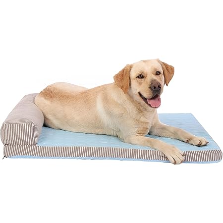 Amazon Mofech 犬 ベッド ペット ソファー 夏用 洗える クッション 老犬 寝床 暑さ対策 熱中症防 吸熱素材 クッション クールごろ寝 ひんやり 涼感 M Mofech ベッド クッション 通販