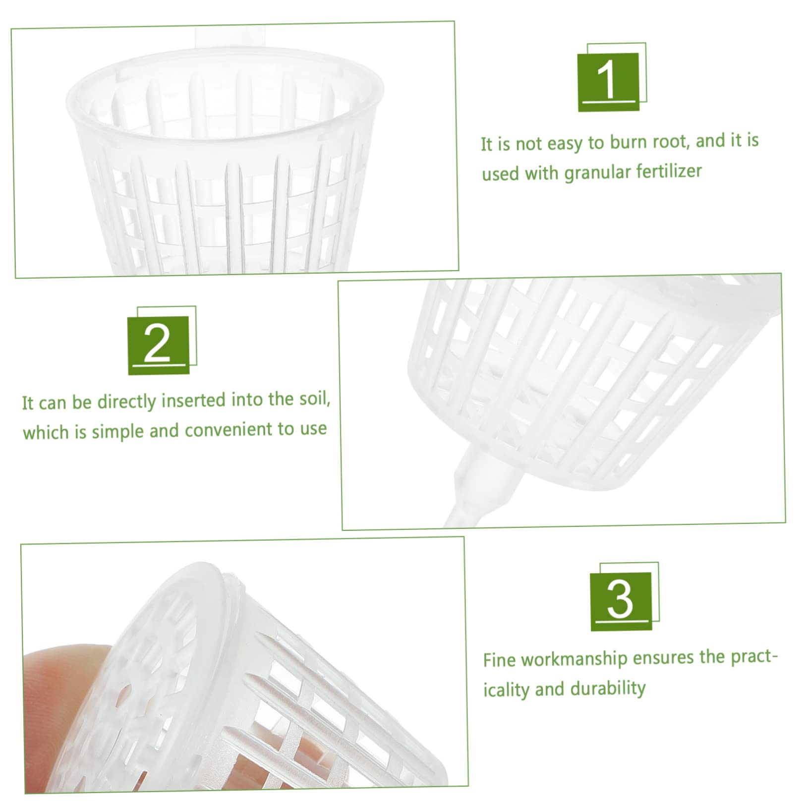 UKCOCO 4 Ensembles Engrais Acier Inoxydable Pour Bonsai Outils De Fertilisation Pratiques Durables Pour Plantes Vertes 30 Pièces * 4