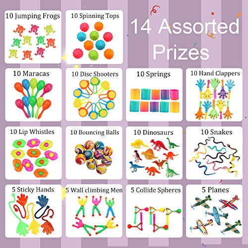 Amy&Benton 120PCS Pinata Filler Kids Birthday Party Favors for Goodie Bag Fillers Carnival Prize for Kids Prize Box Toys for Classroom Treasure Box Prizes Bulk Toy Assortment for Boys