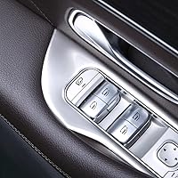 Vista 7 de Cubierta interior del panel de control de la ventana de la puerta del automóvil, moldura de la cerradura de la puerta del interruptor de elevación