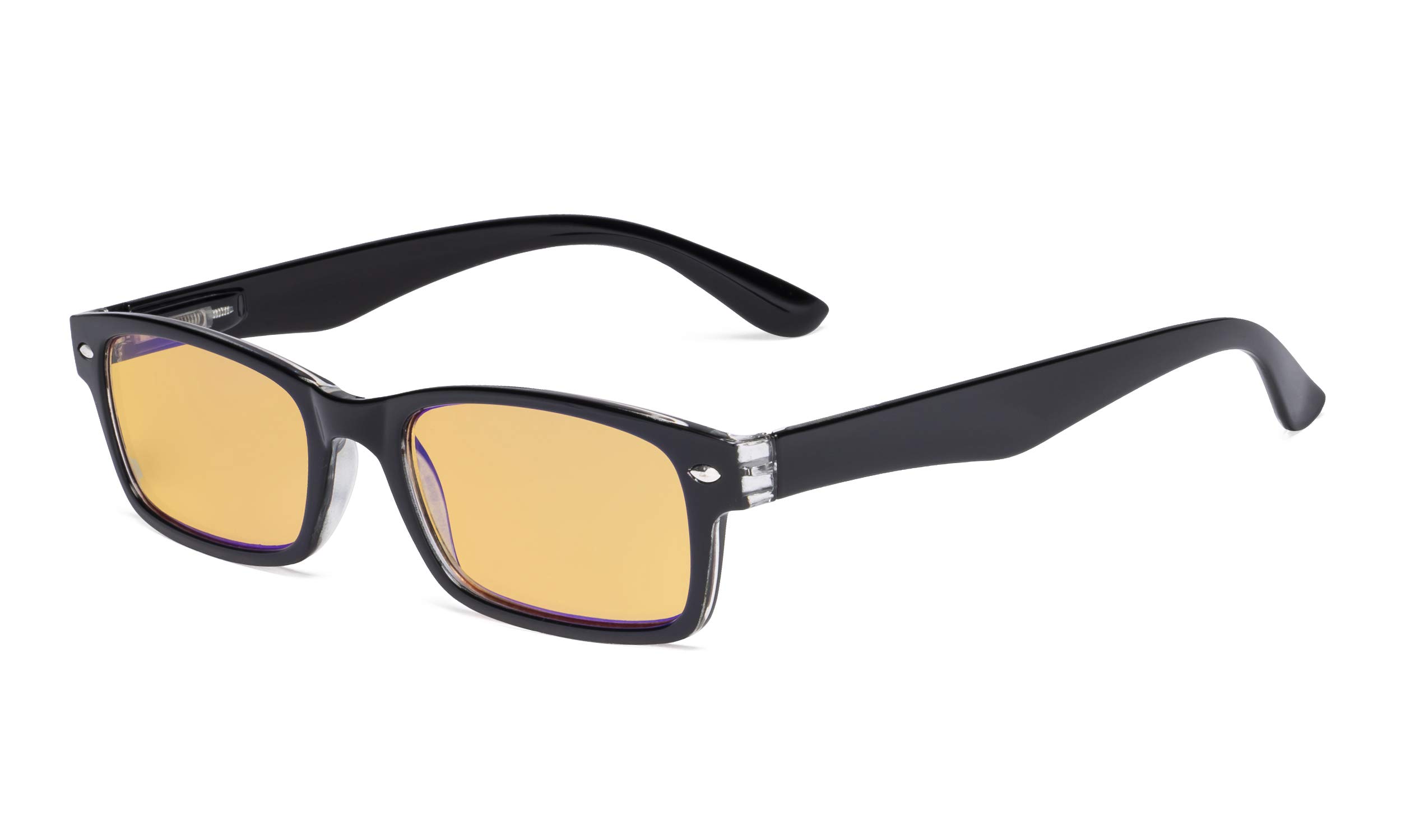 Spring Hinges UV Protection,Anti Glare,Anti Blue Rays,Scratch Resistant Lens Computer Reading Glasses Readers