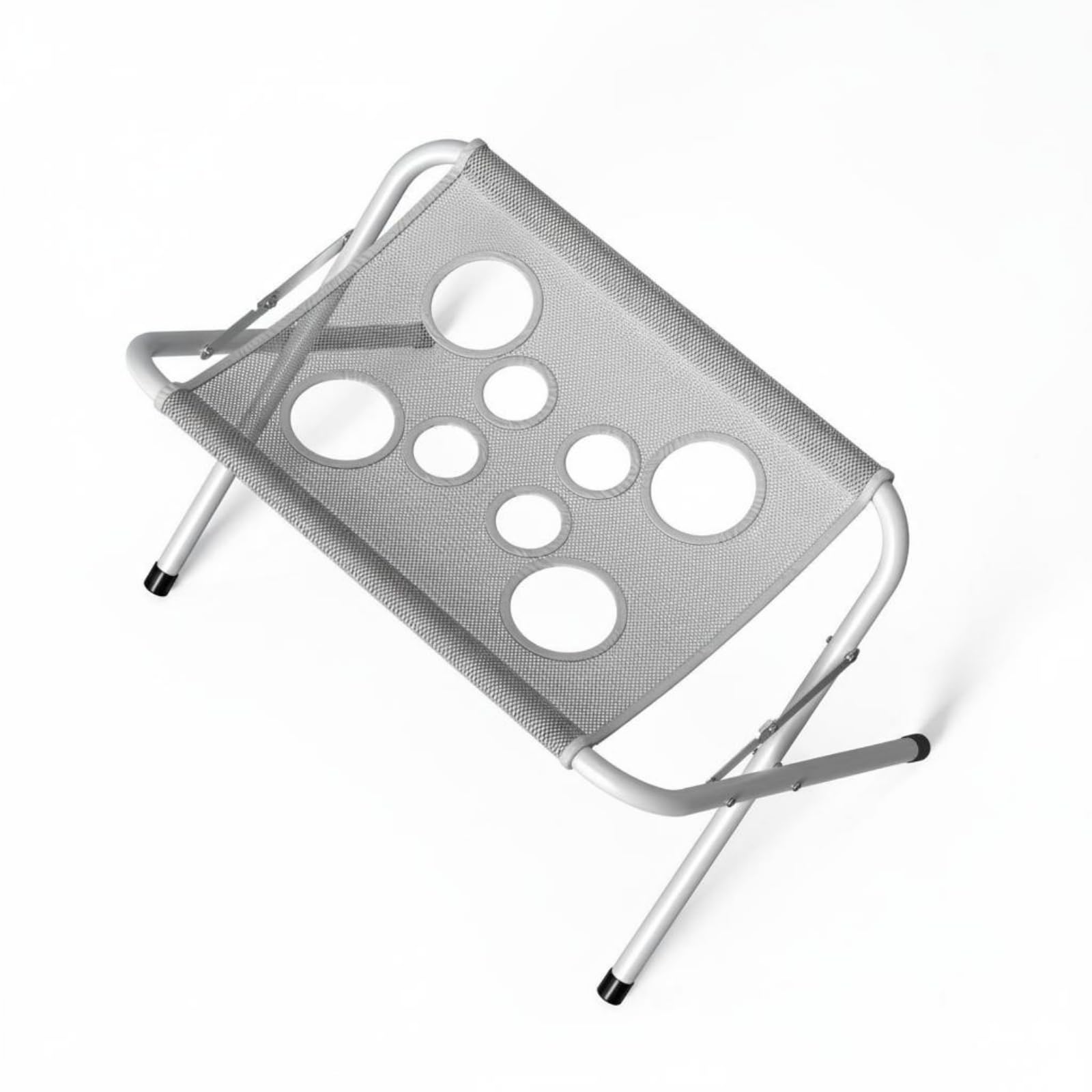 Folding Pet Grooming Table with Holes, Detachable Stand for Dog Bathing