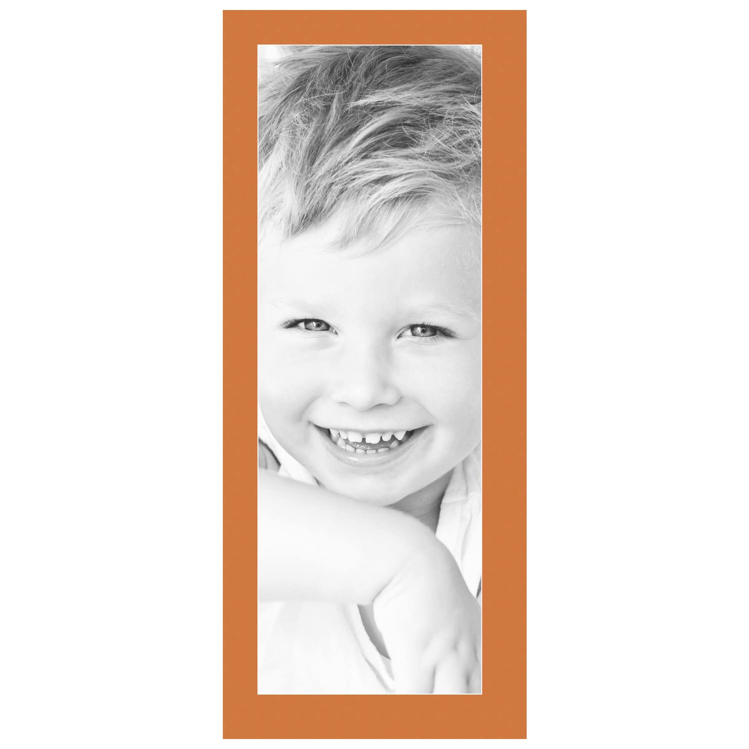 11x32 Tangerine / Octoberfest Custom Mat for Picture Frame with 7x28 opening size (Mat Only, Frame NOT Included)