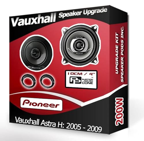 Astra H Speaker upgrade Rear Door Pioneer car speakers 4 10cm 210W