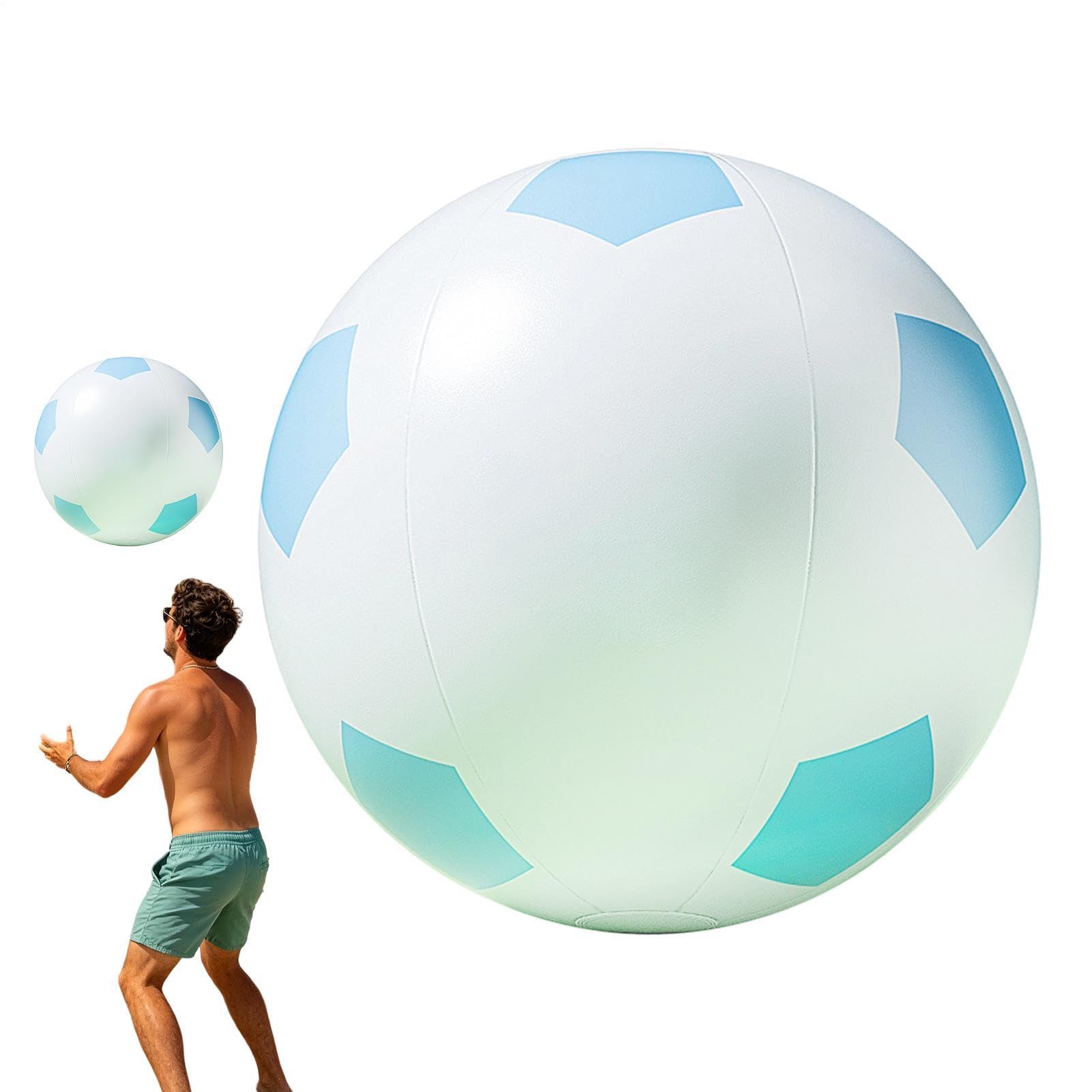 Ballon géant - 61 cm - Extra large - Gonflable - Jeu d'extérieur - Balles de piscine - Pour et adultes - Pour la , l'extérieur, l'été, le jardin, le parc, la piscine, les fêtes