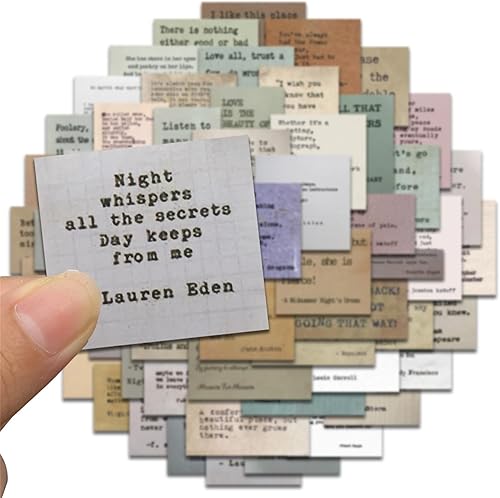 Miniatura 5 de 60 calcomanías para álbumes de recortes para diario, citas inspiradoras, calcomanías motivacionales para adultos, profesores, vinilo Kechup,