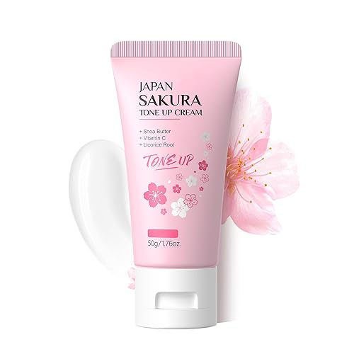 Miniatura 9 de Crema hidratante facial para tonificar, Sakura Essence Glow Crema hidratante facial de 1.06 onzas líquidas, piel seca y suave, ligera, nutritiva,