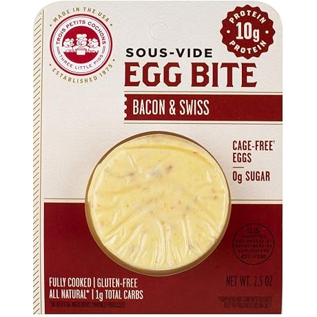 Sous-Vide Egg Bite with Bacon & Swiss