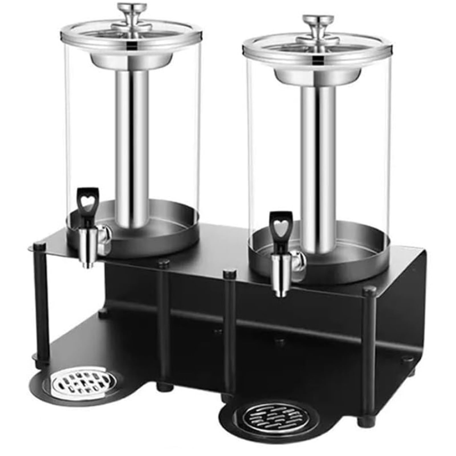asdchZen Dispenser Beverage 8L Drink Dispensers For Parties Beverage Dispenser With Stand Commercial Cold Juice For Beer Lemonade Juice,2 Head