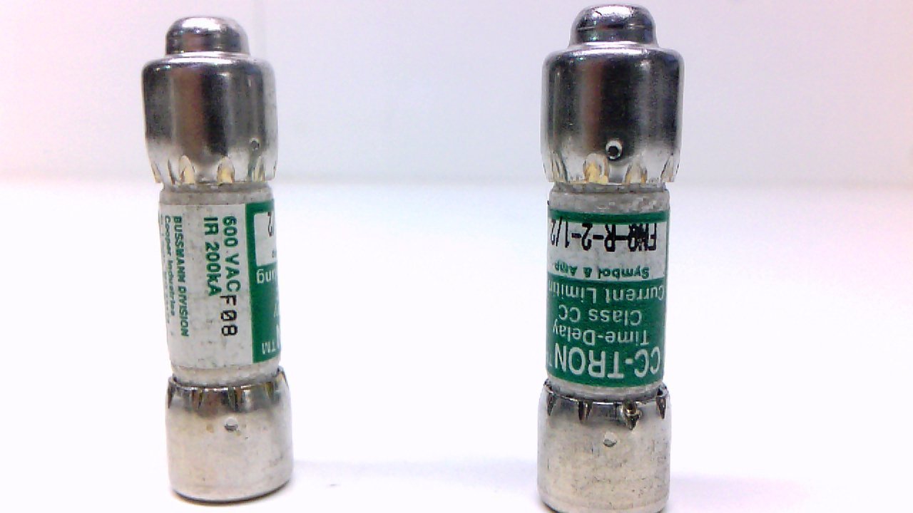 Bussmann Cc-tron Time Delay Fuse Fnq-r-2 1/2 Lotto Di 2 - Foto 9
