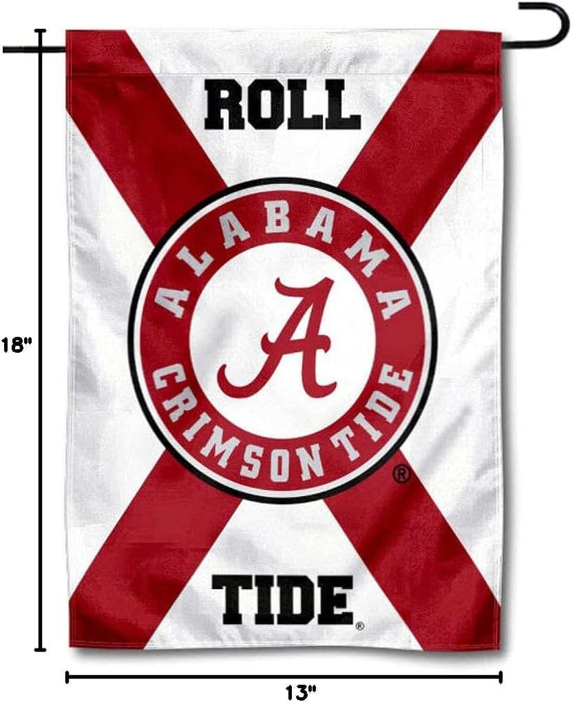 Alabama Crimson Tide State of Alabama Garden Flag Banner - Image 5