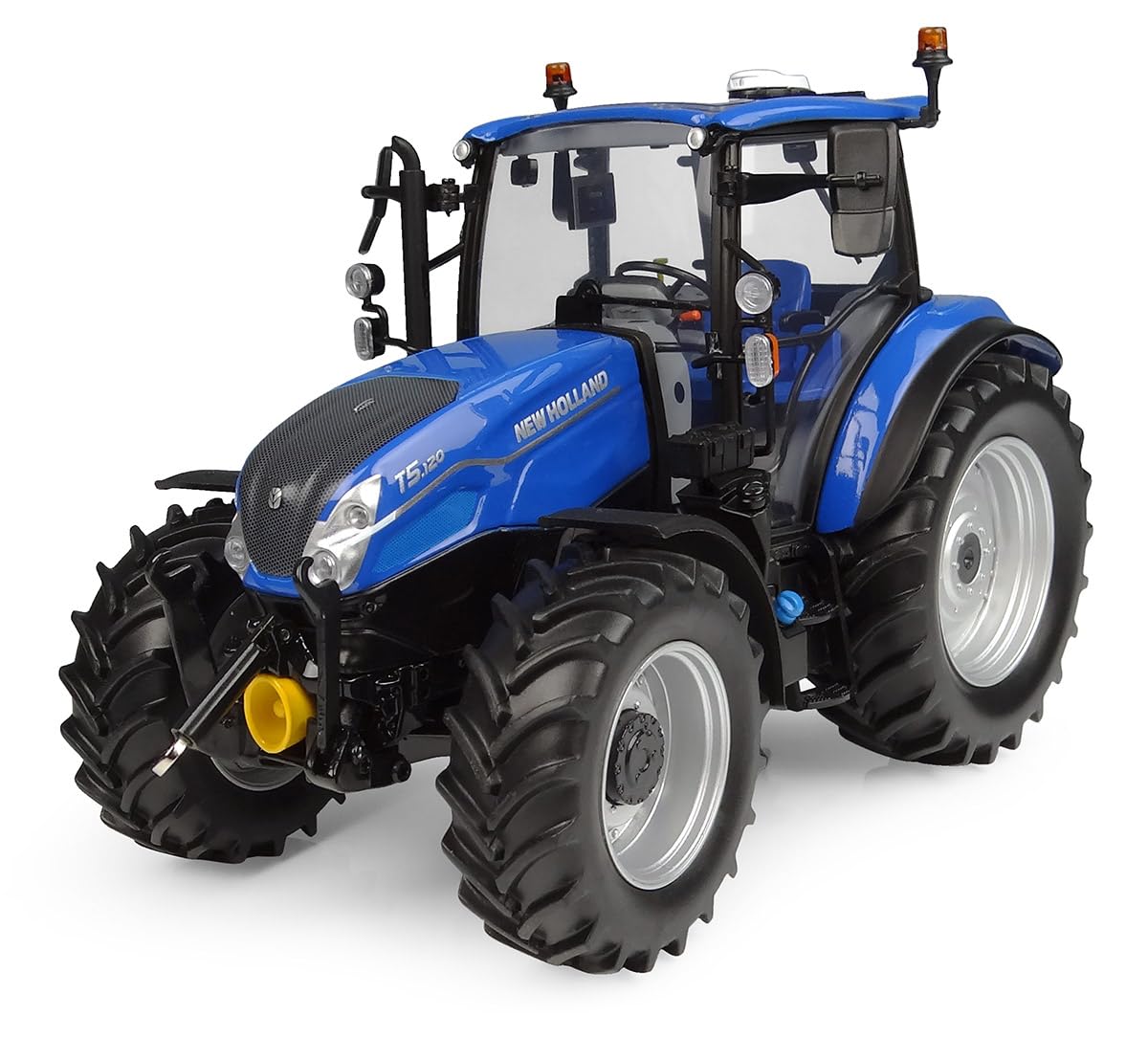 Universal Hobbies New Holland T5.120 Traktor ze srebrnoszarymi felgami, 7202