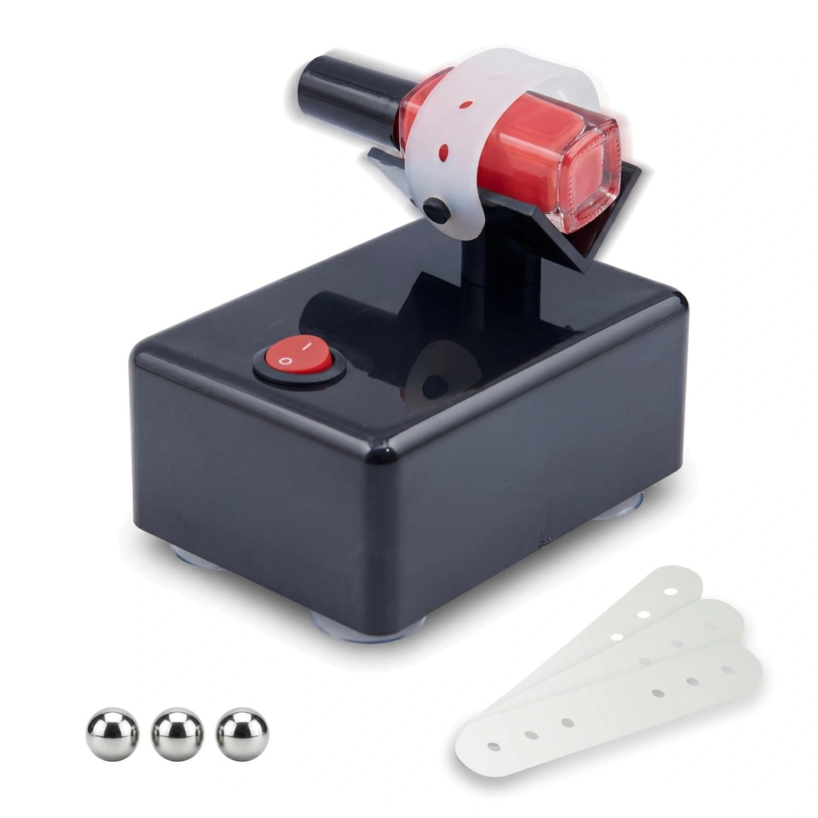 Vortex Mixer, Turbo Shaker DIY Gundam Modell Farb Shaker Freihändig 300-2400 U/min Geeignet für 10-100ml Dreistufige Geschwindigkeits-Farbmischung für Labor Nagellack Wimpernkleber Farben Reagenzglas