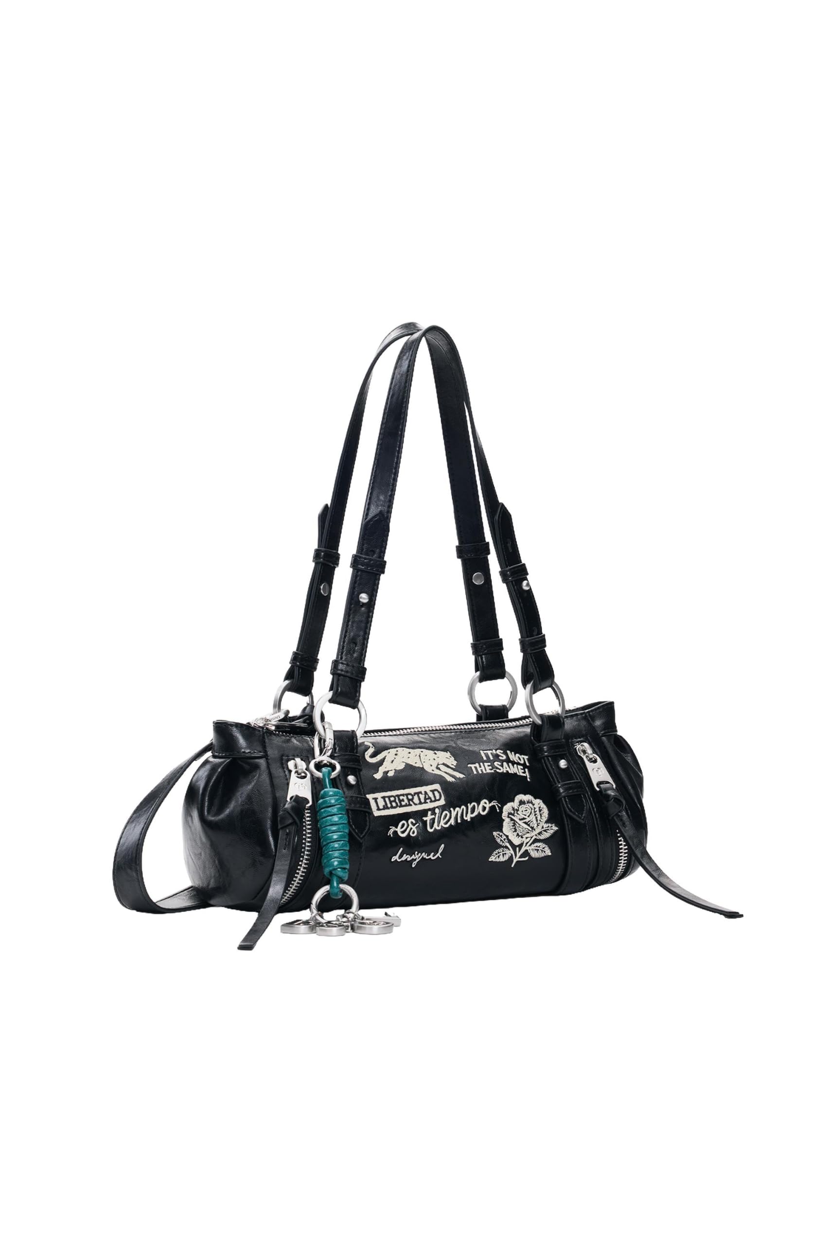Desigual borsa a tracolla Libertas Zarauz Bag Black nero