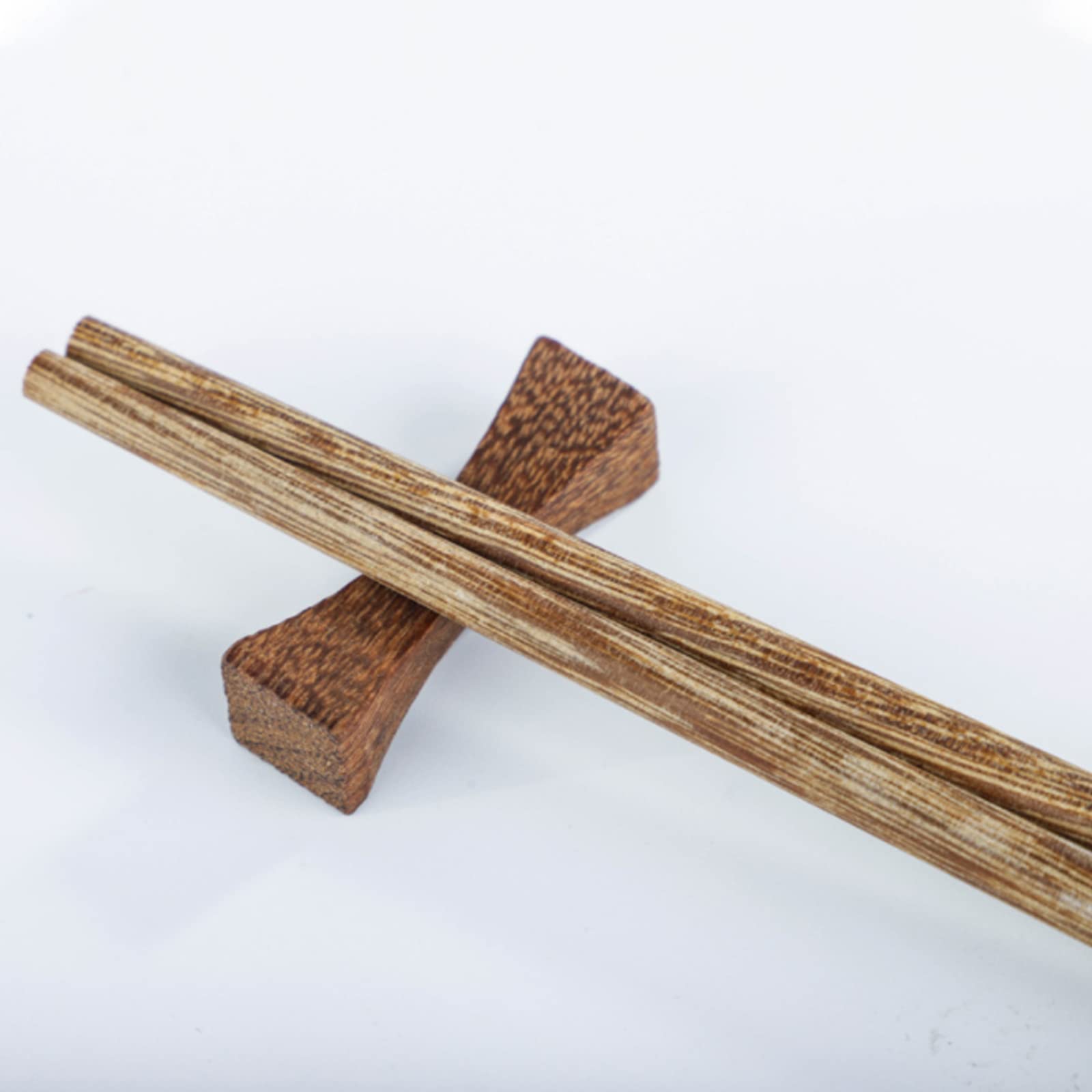 Vastsea, 10 Piezas Estantes para Palillos, Soporte para Palillos de Aleación, Soporte a Prueba de Caídas, para Mesa, Juego de Cubiertos, Accesorios de Comedor (Marrón), G159