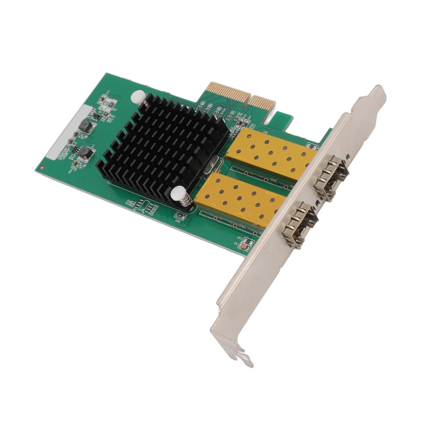 Scheda di Rete Gigabit PCIe X4, Adattatore di Rete PCIe a Doppia Porta con Chip 82576, Adattatore di Rete Gigabit Ethernet, Efficiente Dissipazione del Calore