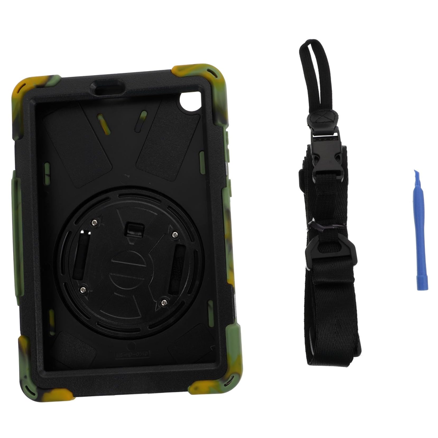 SHINEOFI Funda para Tablet Tab con Soporte Giratorio Pc Estuche Protector De Silicona Antigolpes y Resistente Al Polvo Funda Ligera Camuflaje