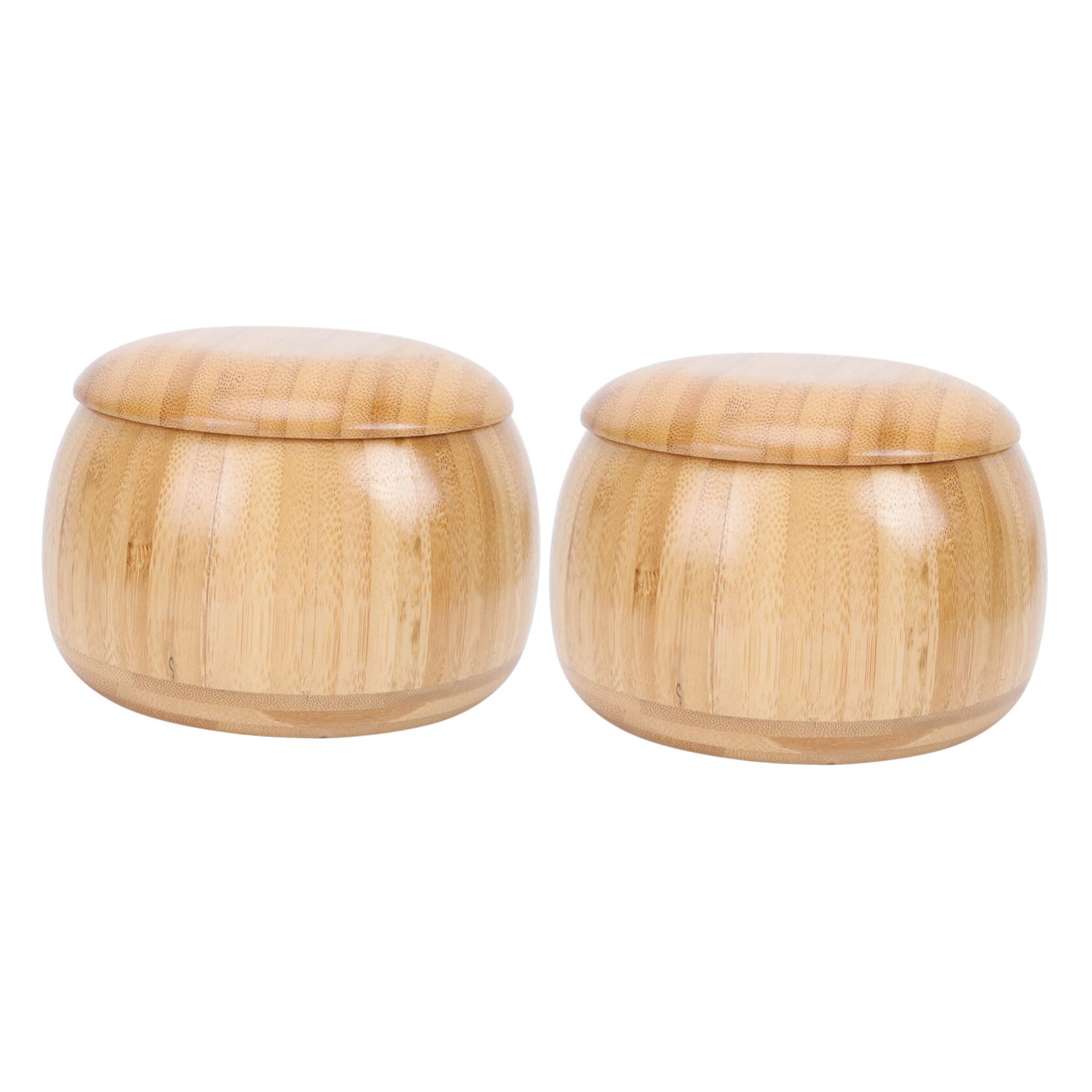 Contenedor de almacenamiento de ajedrez 1 par Go Jar Go Elementos de juego Cuenco de almacenamiento Madera caqui Backgammon Bambú Go Bowl Go Game