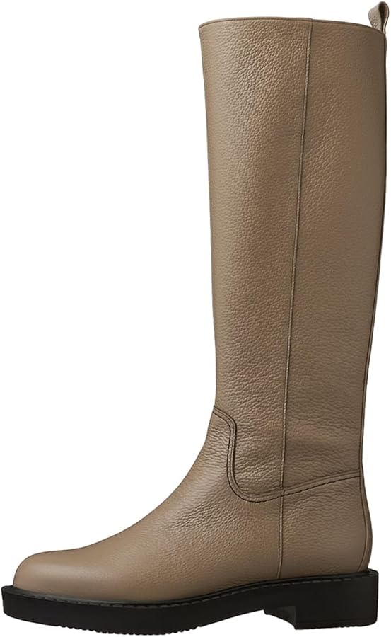 Amazon | [ダイアナ] ロングブーツ 日本製 ダークベージュ 25.0cm