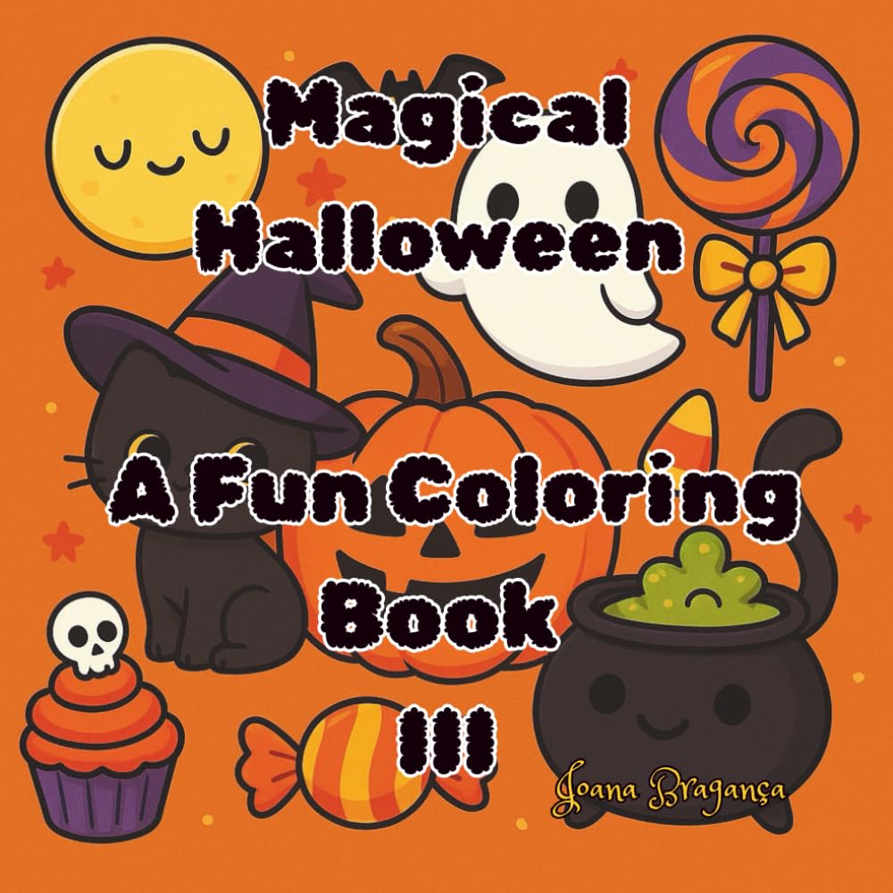 Magical Halloween – A Fun Coloring Book III