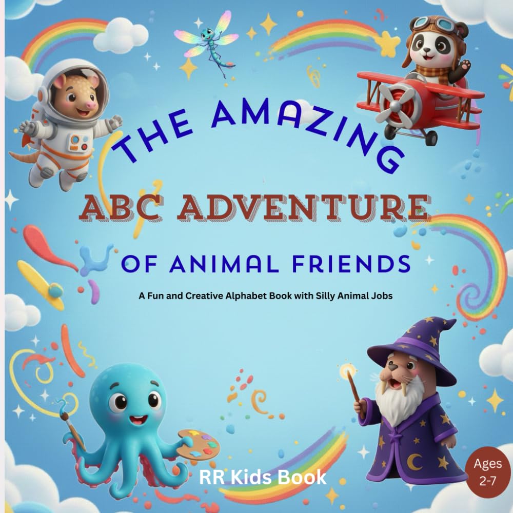 The Amazing ABC Adventure of Animal Friends: A Fun and Creative Alphabet Book with Silly Animal Jobs