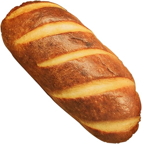 CHELEI2019 Almohada de pan de 15.7 pulgadas, divertido juguete de peluche con forma de pan relleno para decoración del hogar