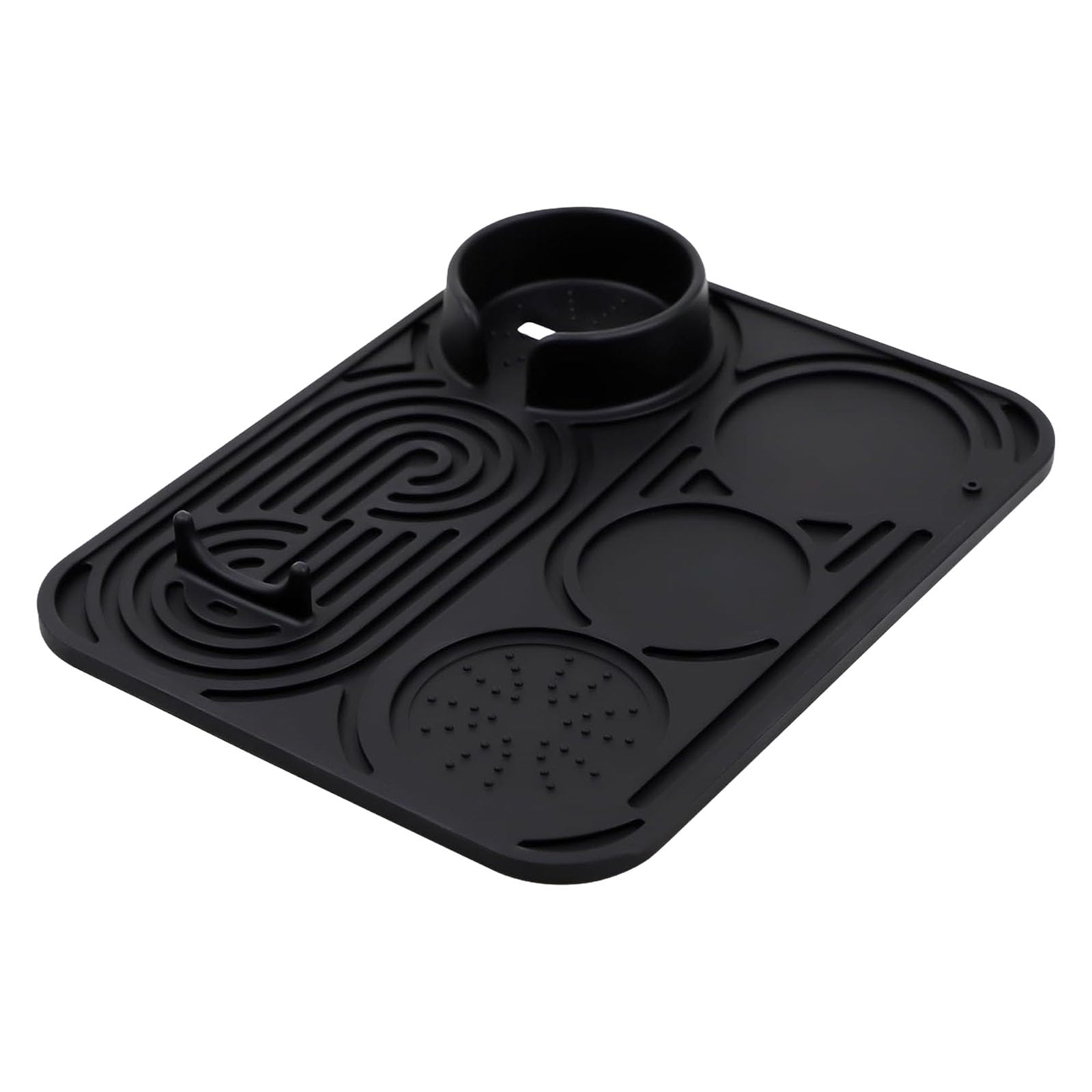 Kalttoy Silicone Coffee Mat Easy Cleaning Suitable for ES601 ES701 Espresso Coffee Machine Tool Organization Countertop Protector Espresso Machine Counter Protector
